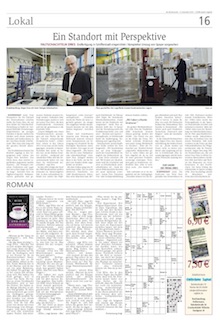 Artikel im Dezember 2018 über Dres im Schifferstadter Tagblatt